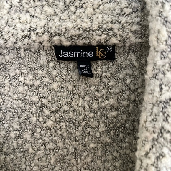 Jasmine KC whimsigoth wool blend slub  witchy fairy cowl neck sweater sand Med - Picture 5 of 11